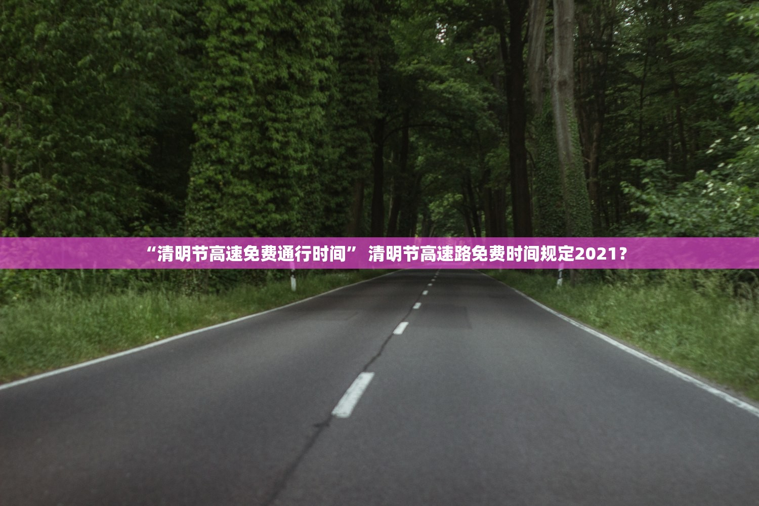 “清明节高速免费通行时间” 清明节高速路免费时间规定2021？