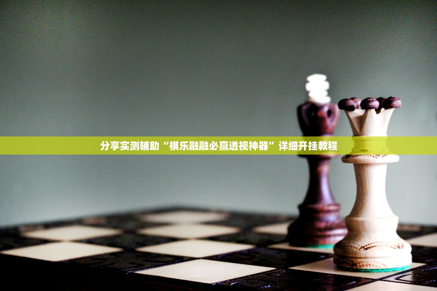 分享实测辅助“棋乐融融必赢透视神器”详细开挂教程