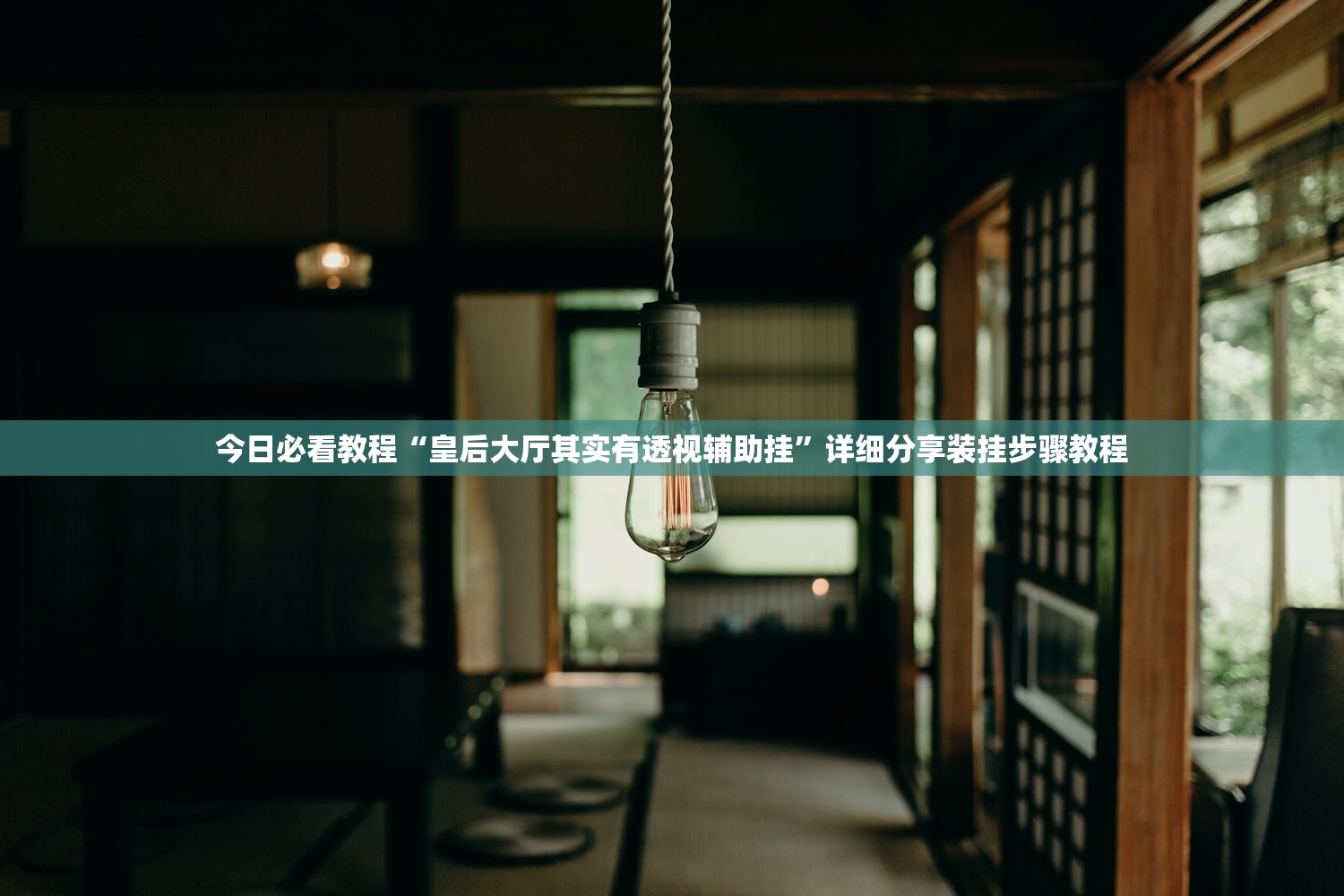 今日必看教程“皇后大厅其实有透视辅助挂”详细分享装挂步骤教程