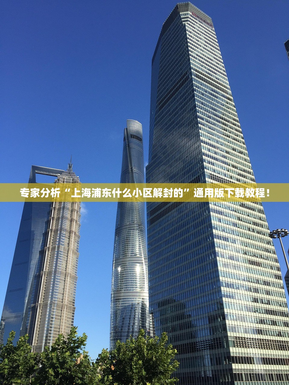 专家分析“上海浦东什么小区解封的”通用版下载教程！
