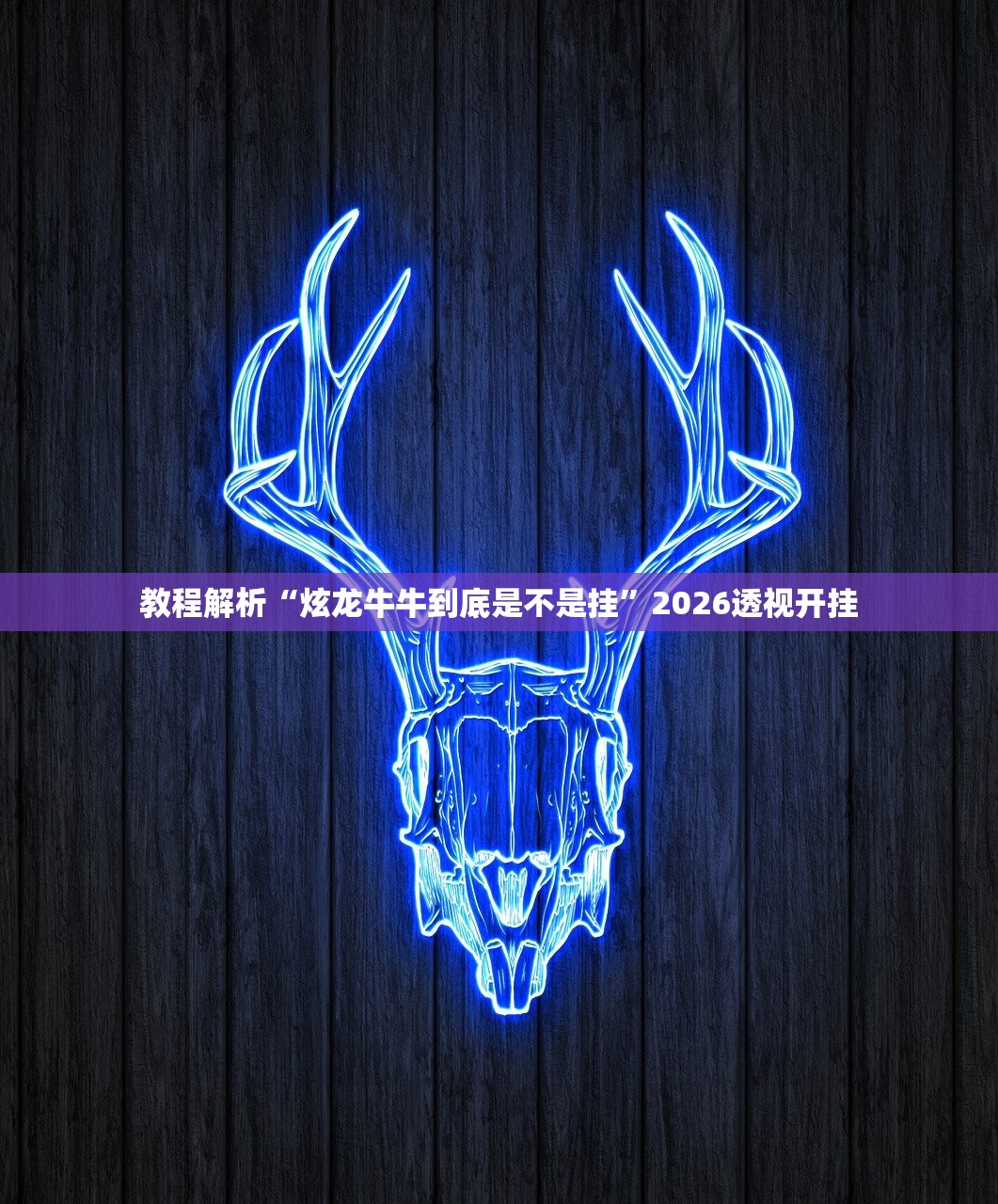 教程解析“炫龙牛牛到底是不是挂”2026透视开挂