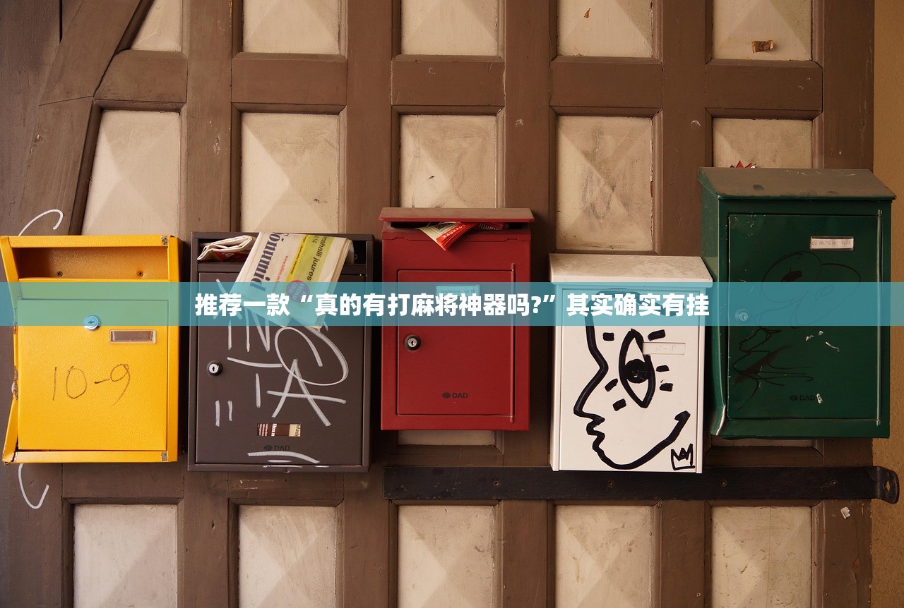 推荐一款“真的有打麻将神器吗?”其实确实有挂