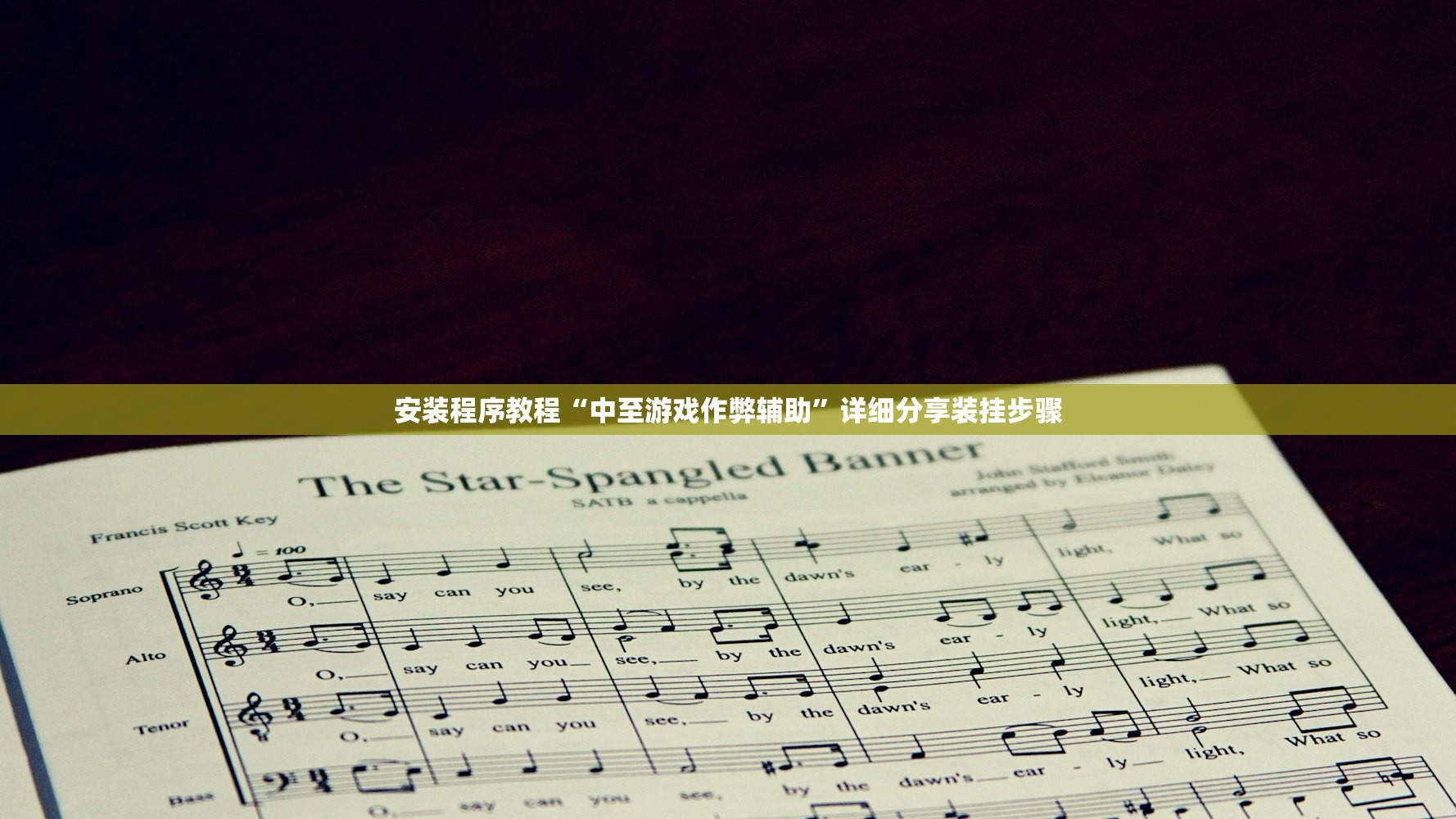 安装程序教程“中至游戏作弊辅助”详细分享装挂步骤