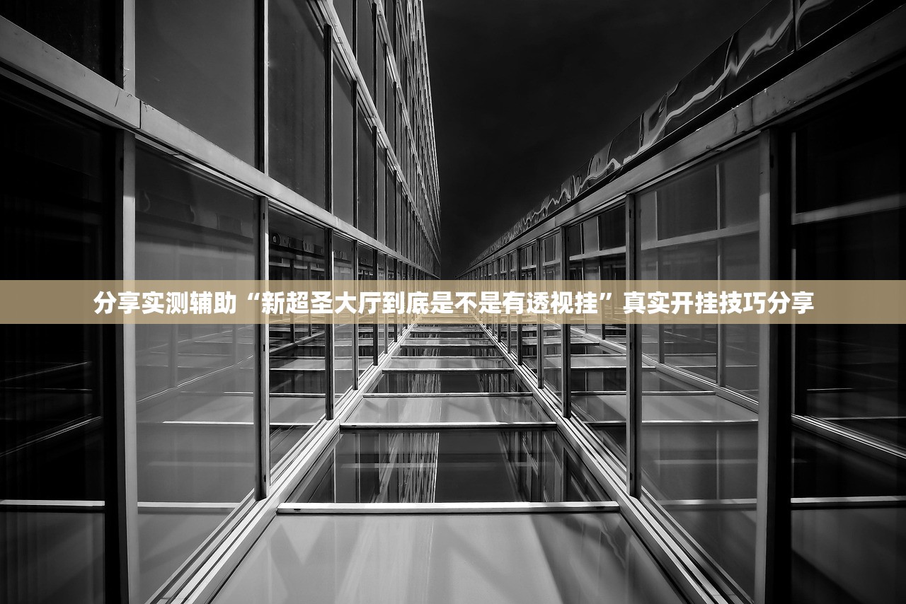分享实测辅助“新超圣大厅到底是不是有透视挂	”真实开挂技巧分享