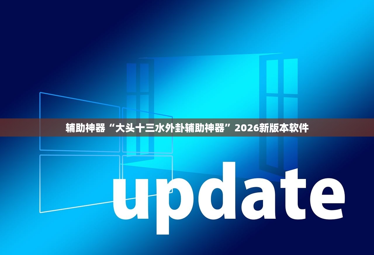 辅助神器“大头十三水外卦辅助神器	”2026新版本软件