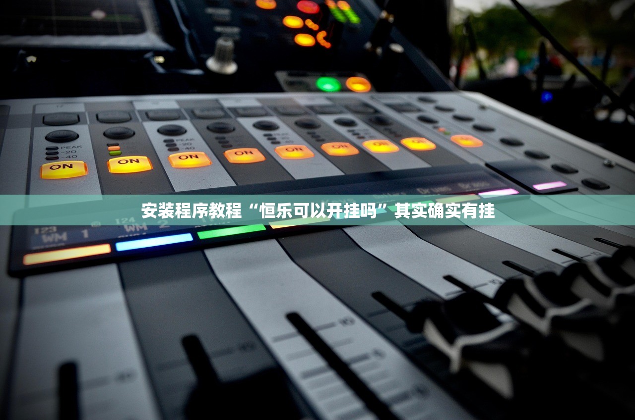 安装程序教程“恒乐可以开挂吗”其实确实有挂