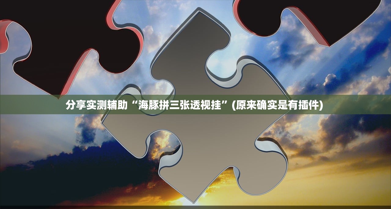 分享实测辅助“海豚拼三张透视挂”(原来确实是有插件) 