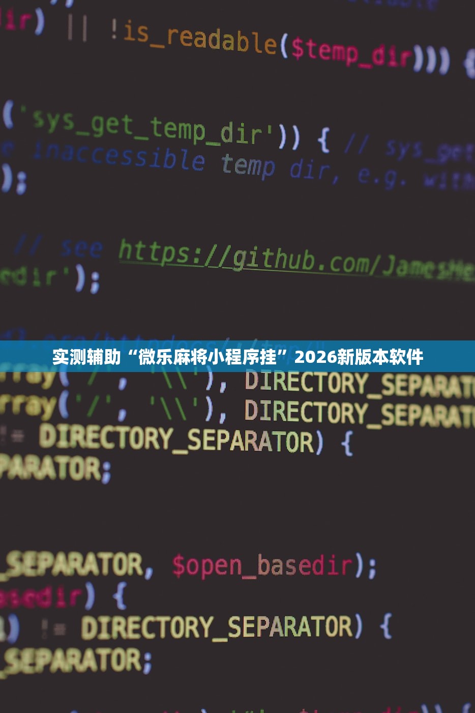实测辅助“微乐麻将小程序挂”2026新版本软件