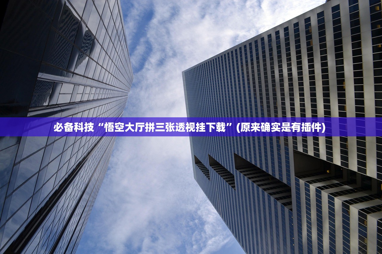 必备科技“悟空大厅拼三张透视挂下载	”(原来确实是有插件) 