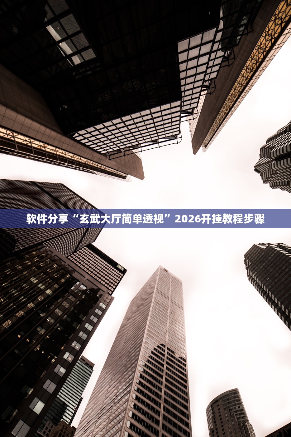 软件分享“玄武大厅简单透视”2026开挂教程步骤