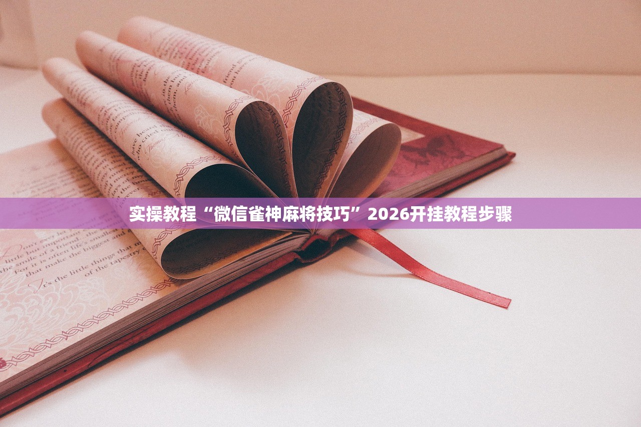 实操教程“微信雀神麻将技巧	”2026开挂教程步骤