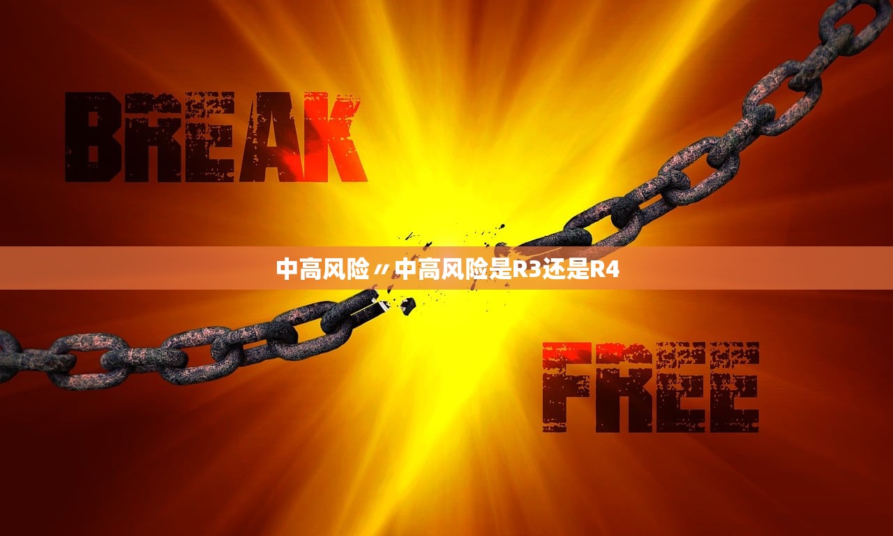 中高风险〃中高风险是R3还是R4