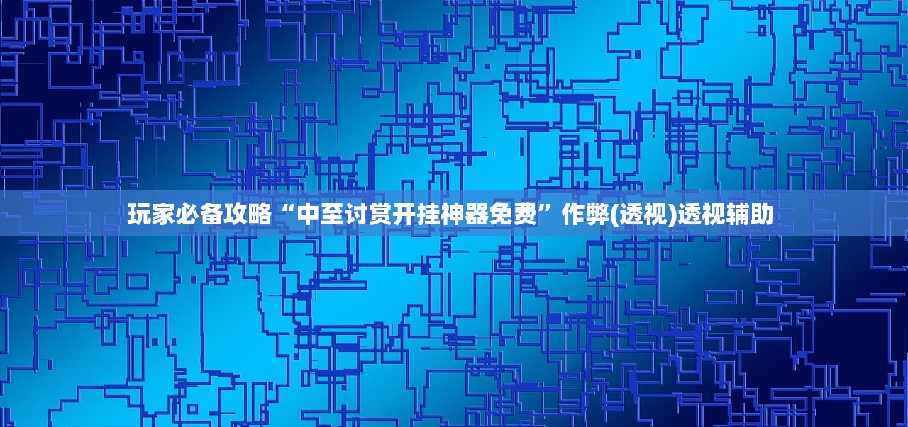 玩家必备攻略“中至讨赏开挂神器免费”作弊(透视)透视辅助 