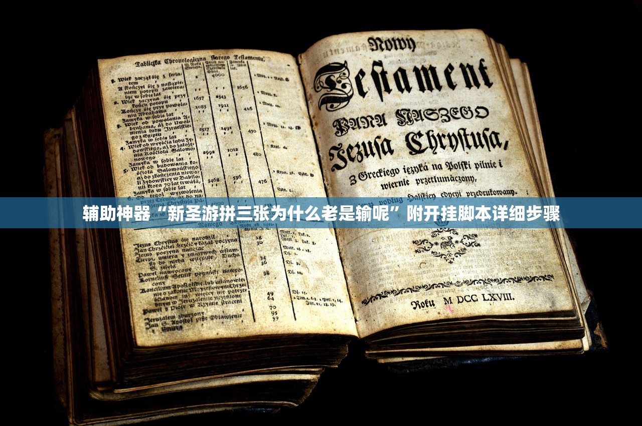 辅助神器“新圣游拼三张为什么老是输呢”附开挂脚本详细步骤