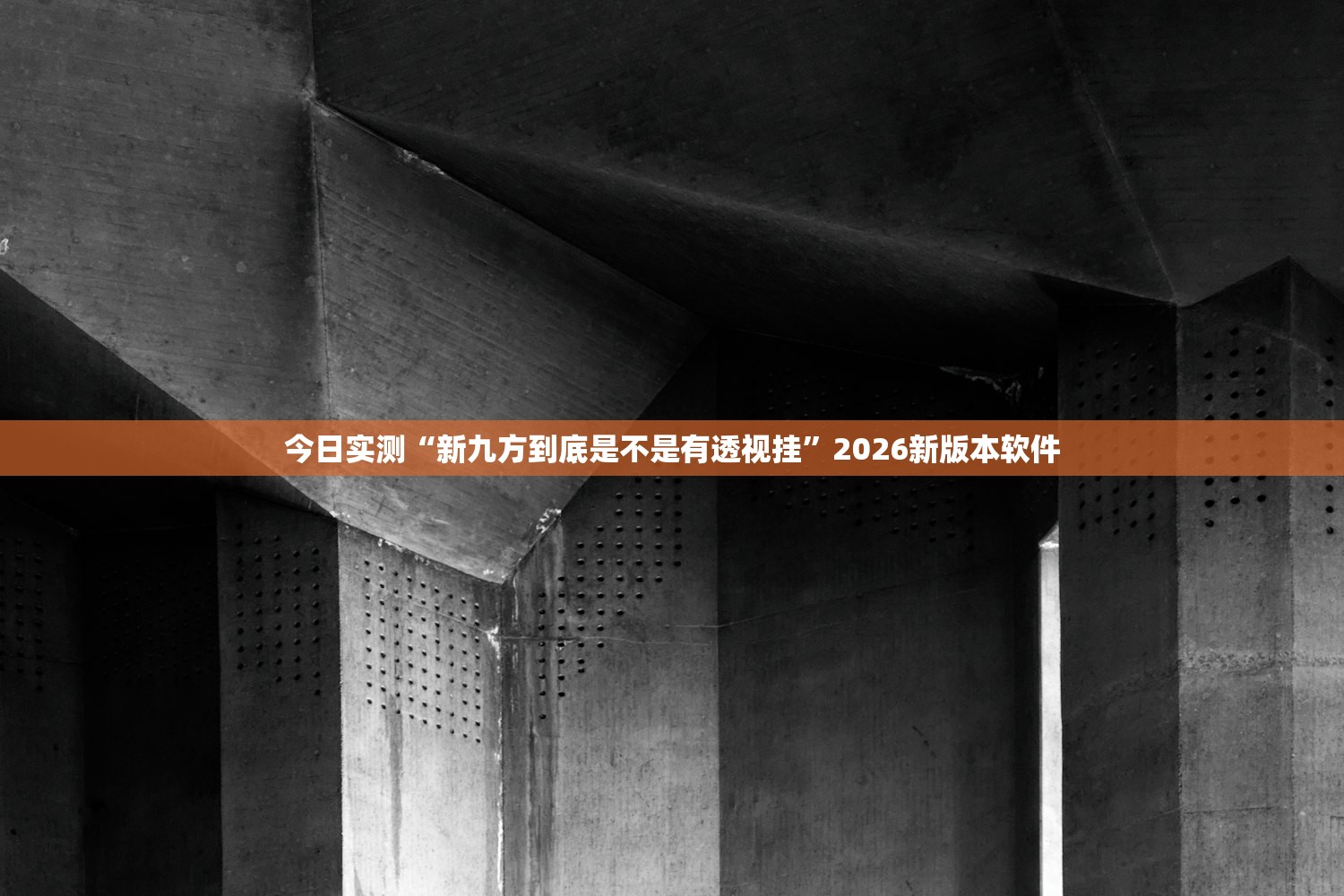 今日实测“新九方到底是不是有透视挂	”2026新版本软件