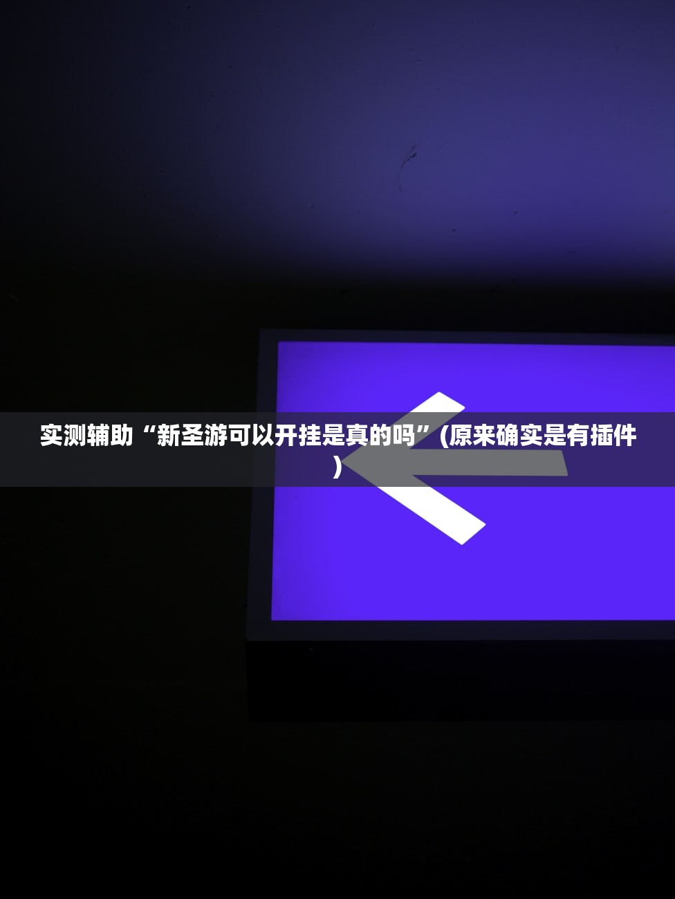 实测辅助“新圣游可以开挂是真的吗”(原来确实是有插件)