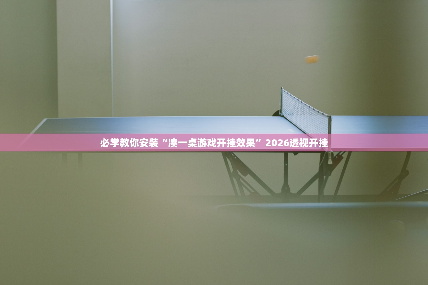 必学教你安装“凑一桌游戏开挂效果”2026透视开挂