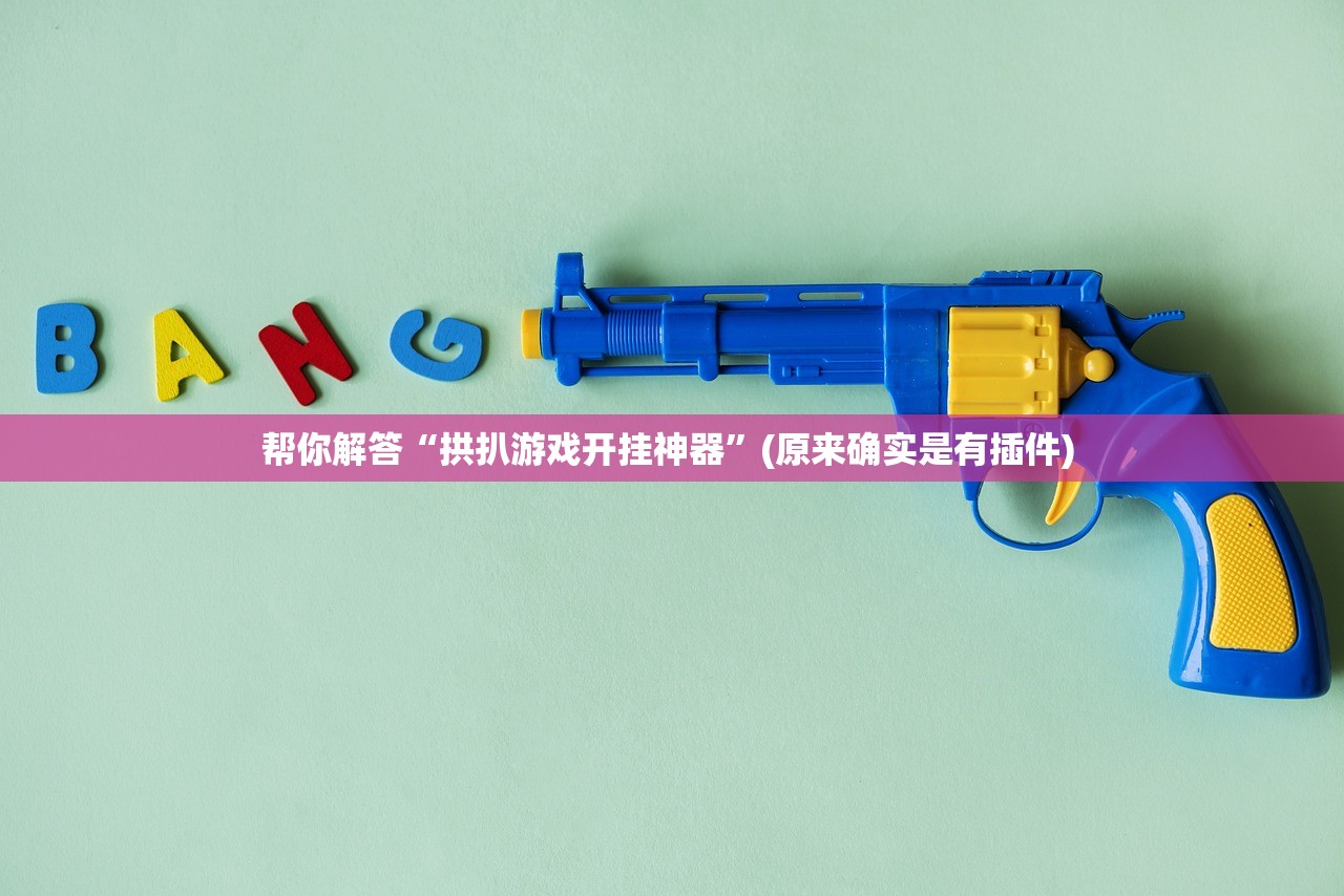 帮你解答“拱扒游戏开挂神器”(原来确实是有插件) 