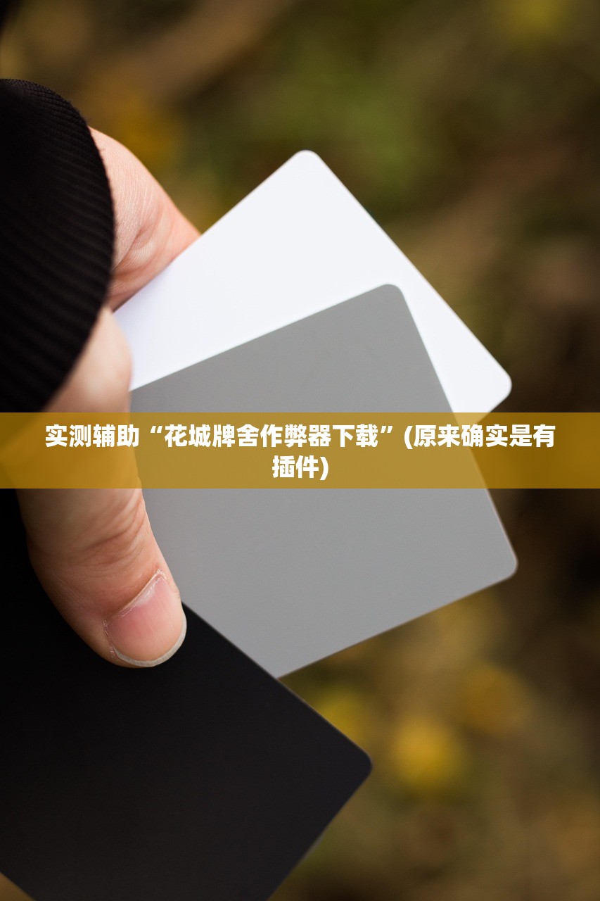 实测辅助“花城牌舍作弊器下载	”(原来确实是有插件)