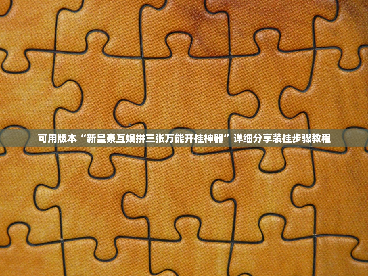 可用版本“新皇豪互娱拼三张万能开挂神器”详细分享装挂步骤教程