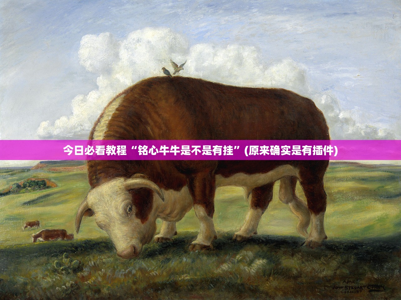 今日必看教程“铭心牛牛是不是有挂”(原来确实是有插件)