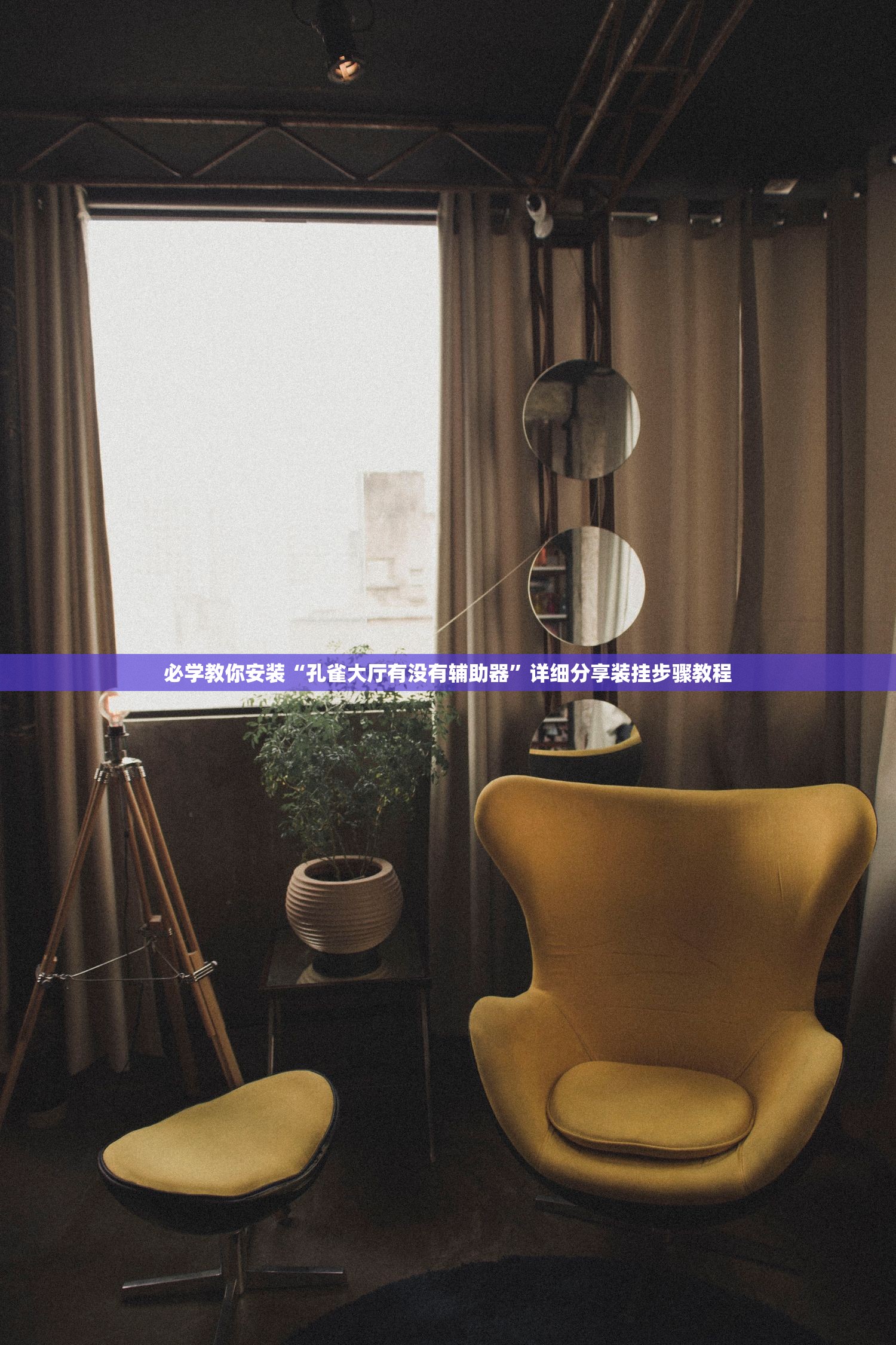 必学教你安装“孔雀大厅有没有辅助器”详细分享装挂步骤教程