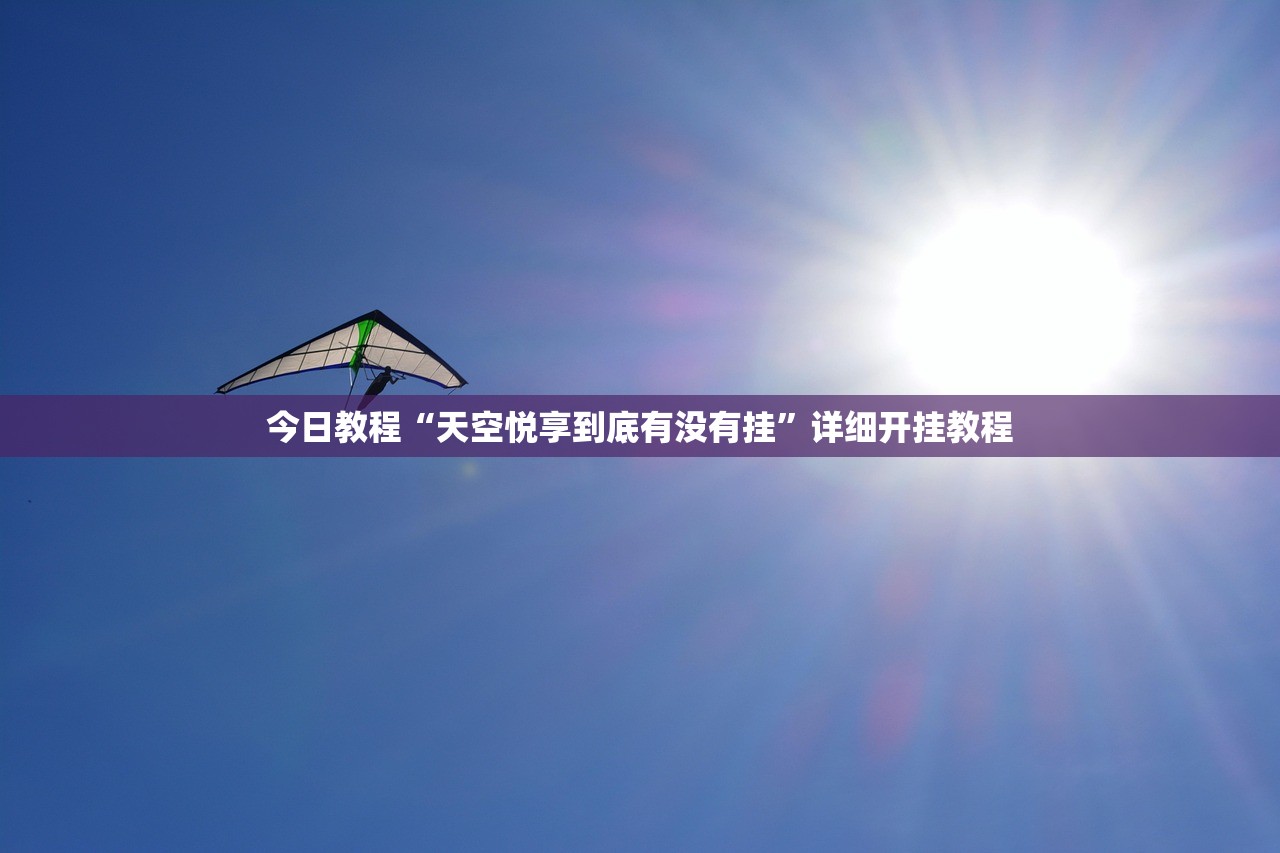 今日教程“天空悦享到底有没有挂”详细开挂教程