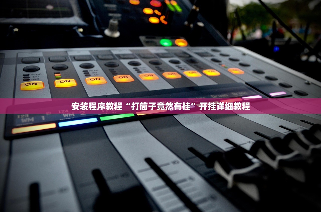 安装程序教程“打筒子竟然有挂”开挂详细教程