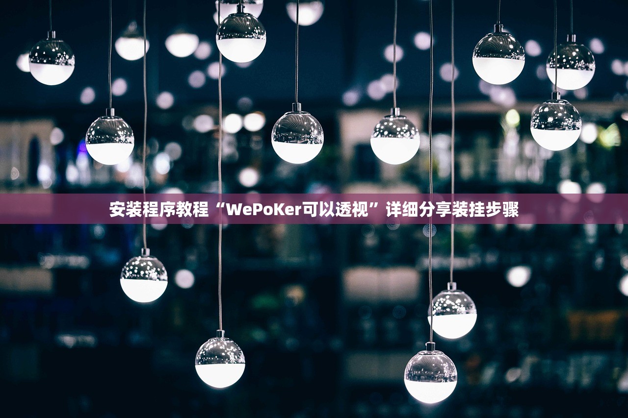 安装程序教程“WePoKer可以透视	”详细分享装挂步骤