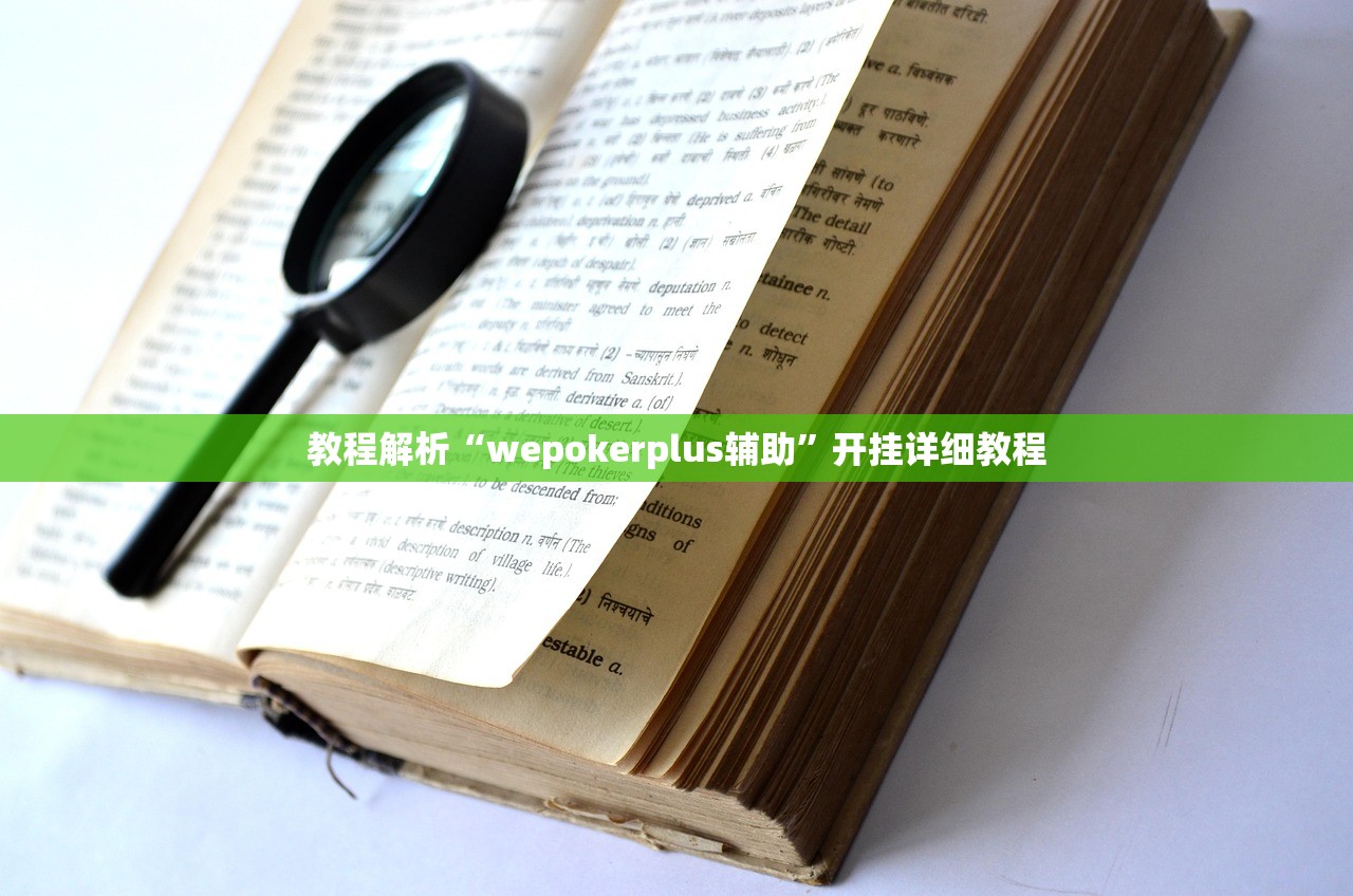 教程解析“wepokerplus辅助”开挂详细教程