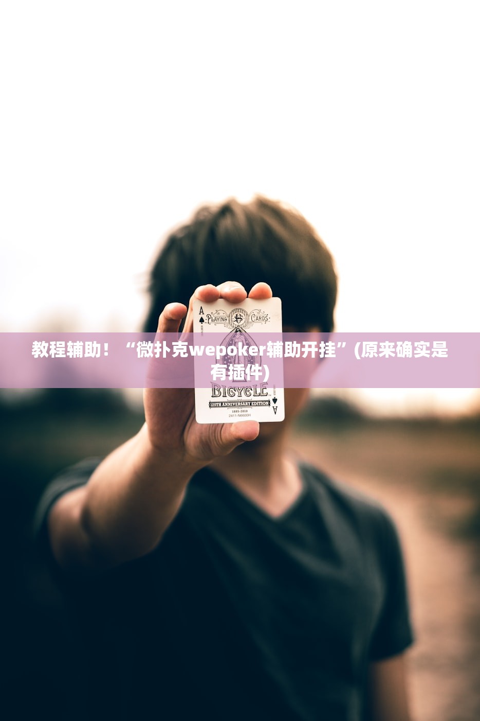 教程辅助！“微扑克wepoker辅助开挂”(原来确实是有插件)