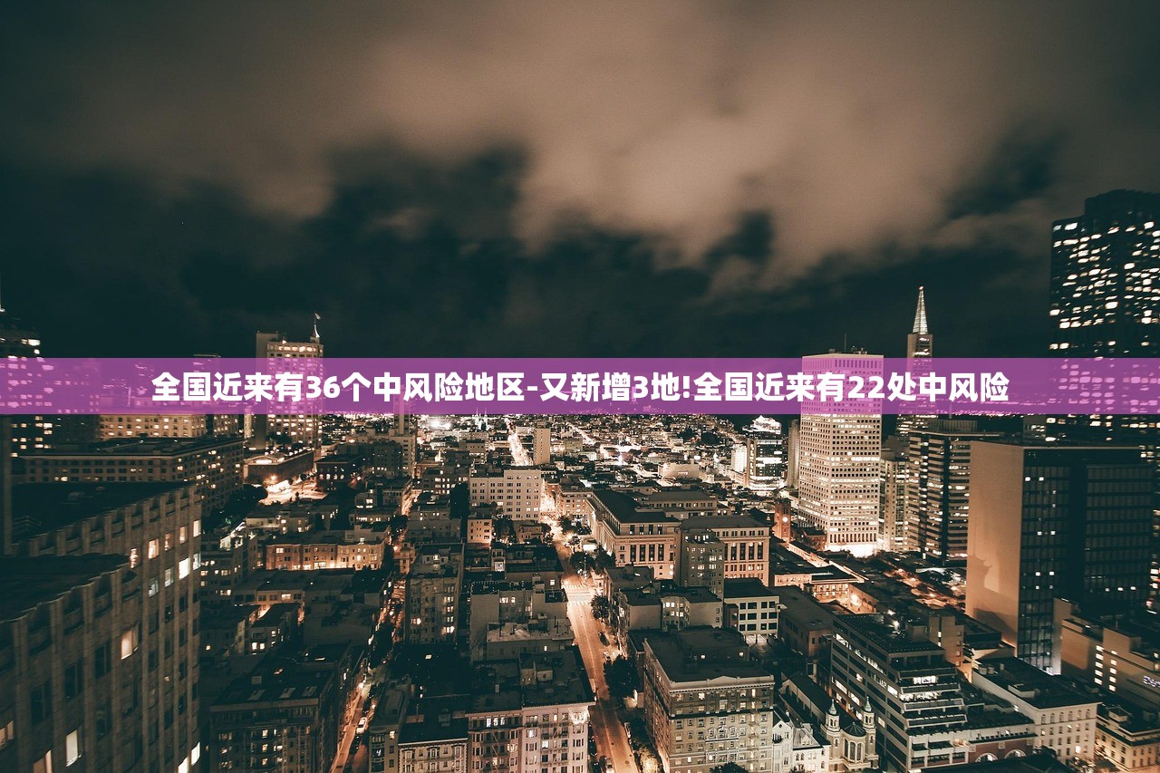 全国近来有36个中风险地区-又新增3地!全国近来有22处中风险 全国近来有36个中风险地区-又新增3地!全国近来有22处中风险