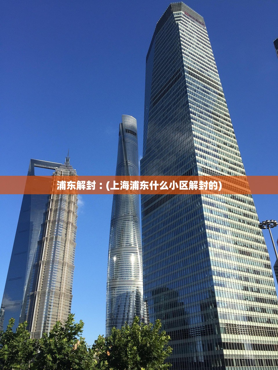 浦东解封︰(上海浦东什么小区解封的) 浦东解封︰(上海浦东什么小区解封的)