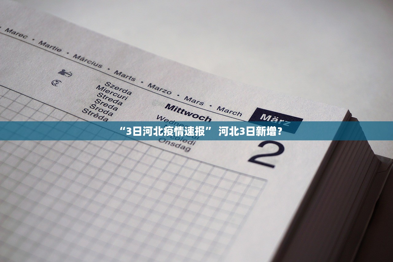 “3日河北疫情速报	” 河北3日新增？