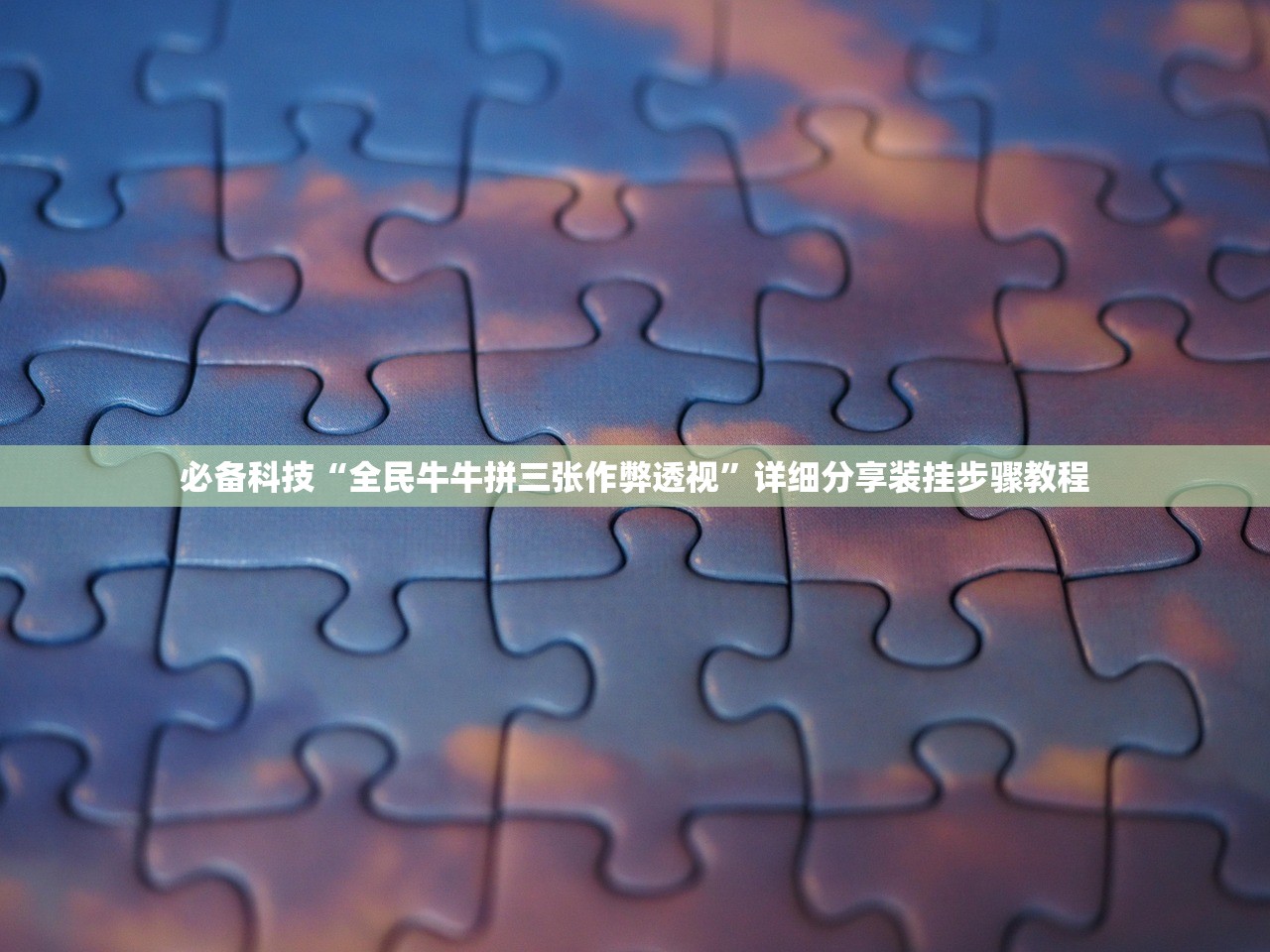必备科技“全民牛牛拼三张作弊透视	”详细分享装挂步骤教程